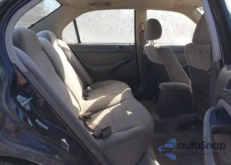 2000 Honda Civic Lx z USA, uszkodzony, nr VIN 1HGEJ6670YL052380